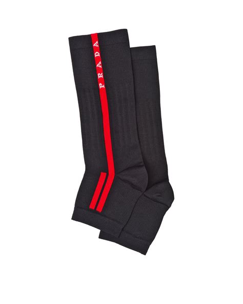 Technical nylon toeless socks 